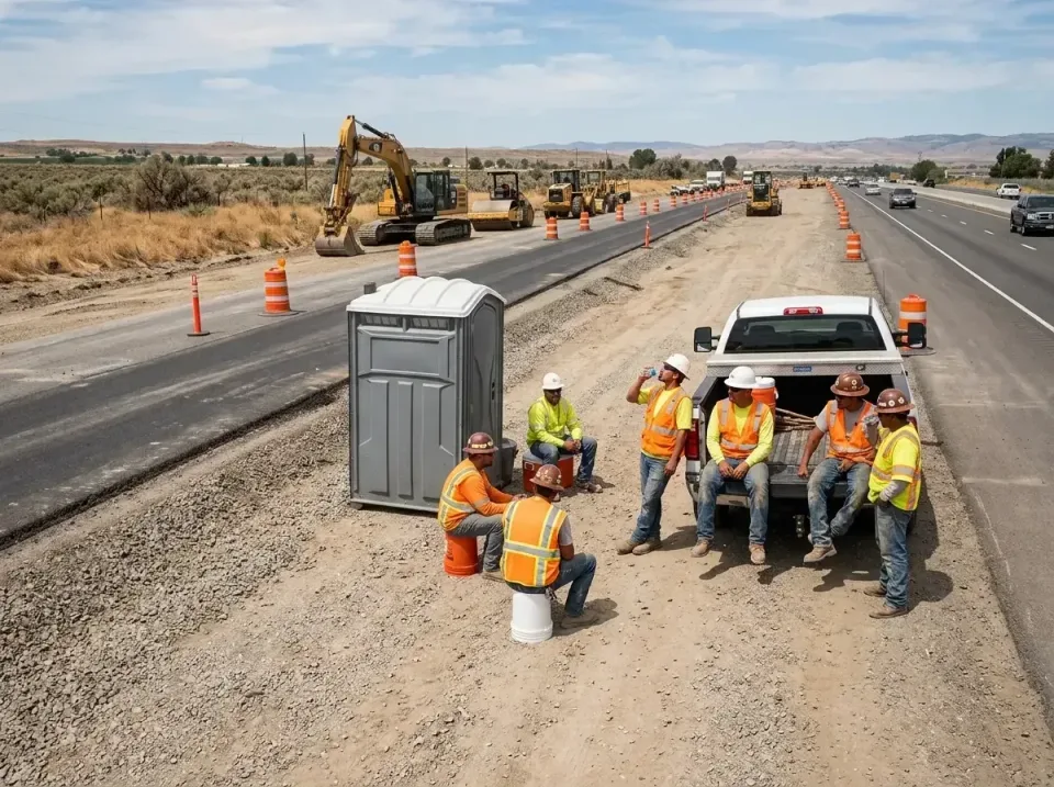 highway-road-construction-crew-007 — frequently asked questions, Porta Potty and Restroom Rentals in Manchester, OH